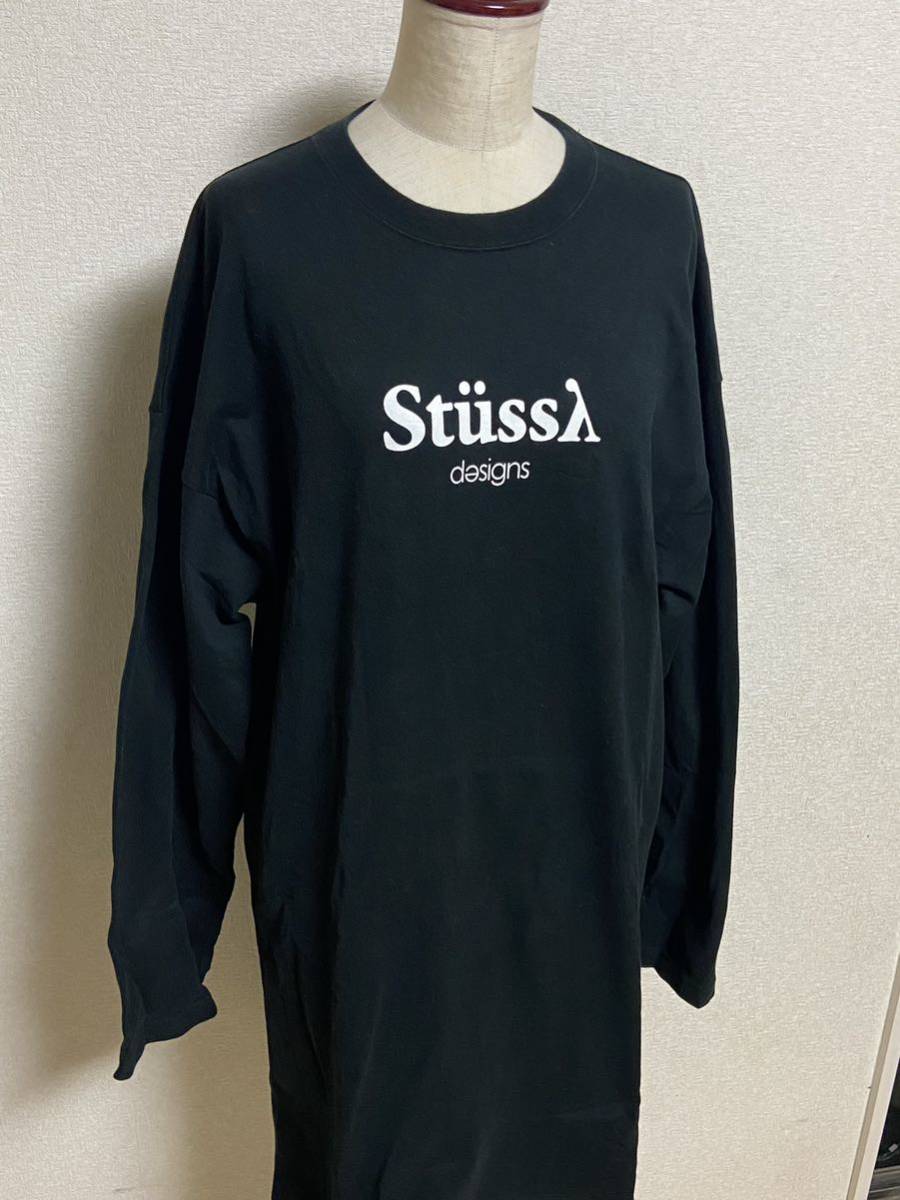 【 STUSSY★ステューシー】ワンピース・Tシャツワンピース・ブラック・日本サイズＬ程度_画像5