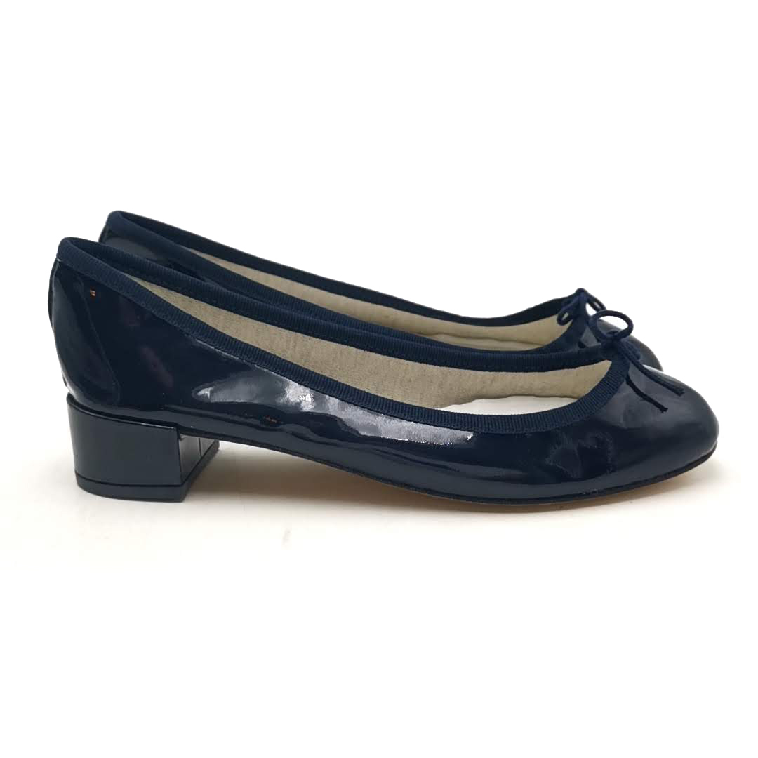 送料無料 美品 レペット Repetto パンプス フラットシューズ バレエシューズ エナメル 38 23.5cm相当 レディースの画像5