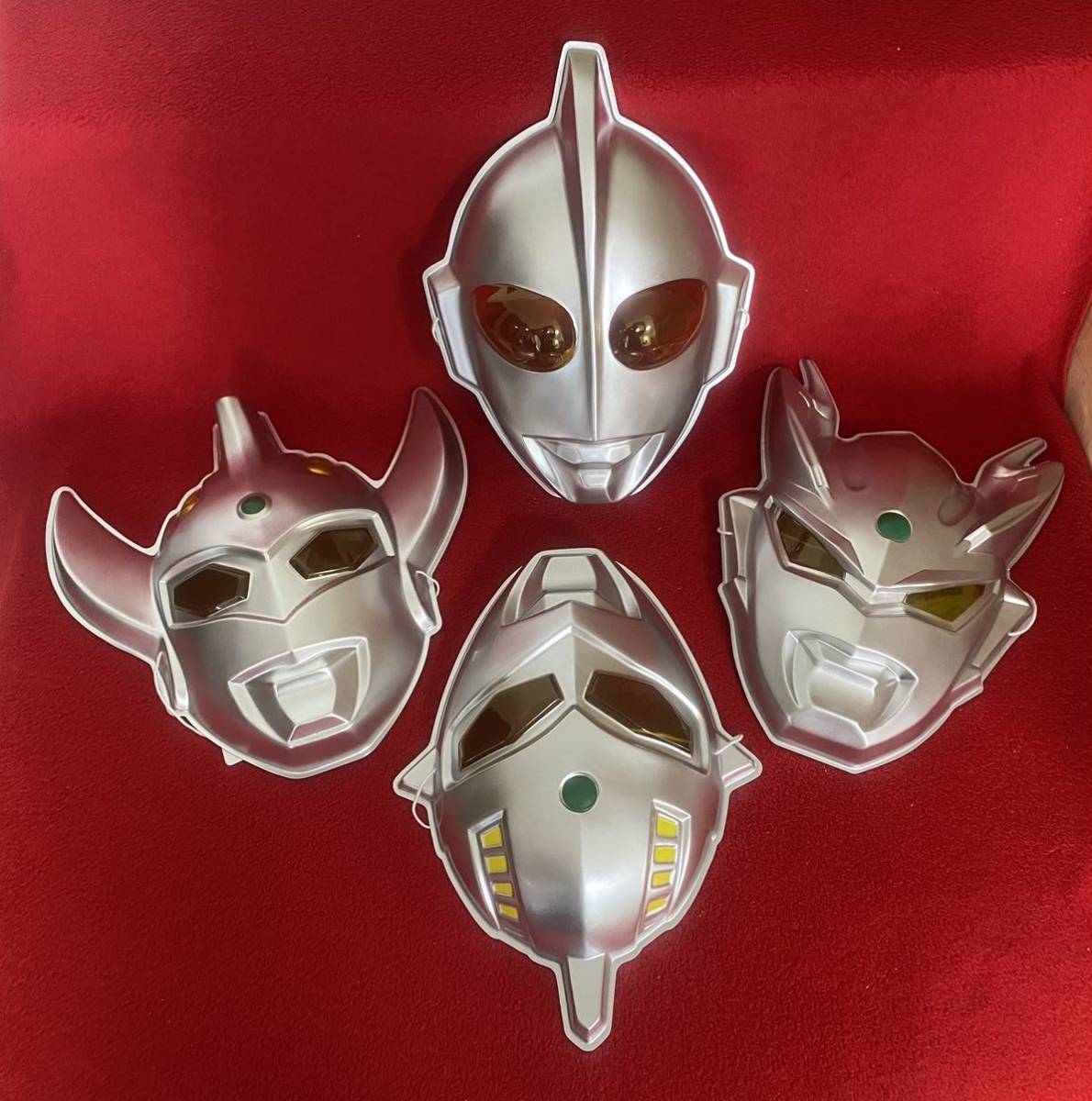  Cara ...! Ultraman. mask : Ultraman &ta low & seven & Zero. 4 kind set 