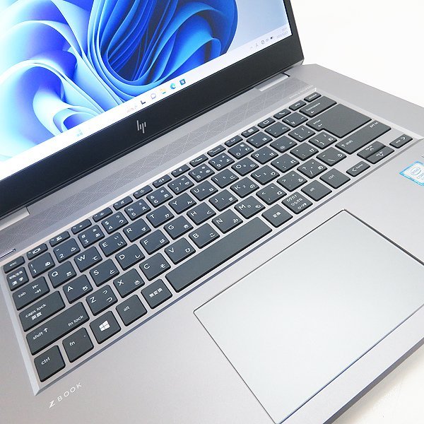 訳あり ◇ HP ZBook Studio G5【Core i7-8750H 2.2GHz/メモリ 32GB/SSD 512GB（NVMe）/Quadro P1000/Webカメラ/Win11-Pro/AC付属】_画像2