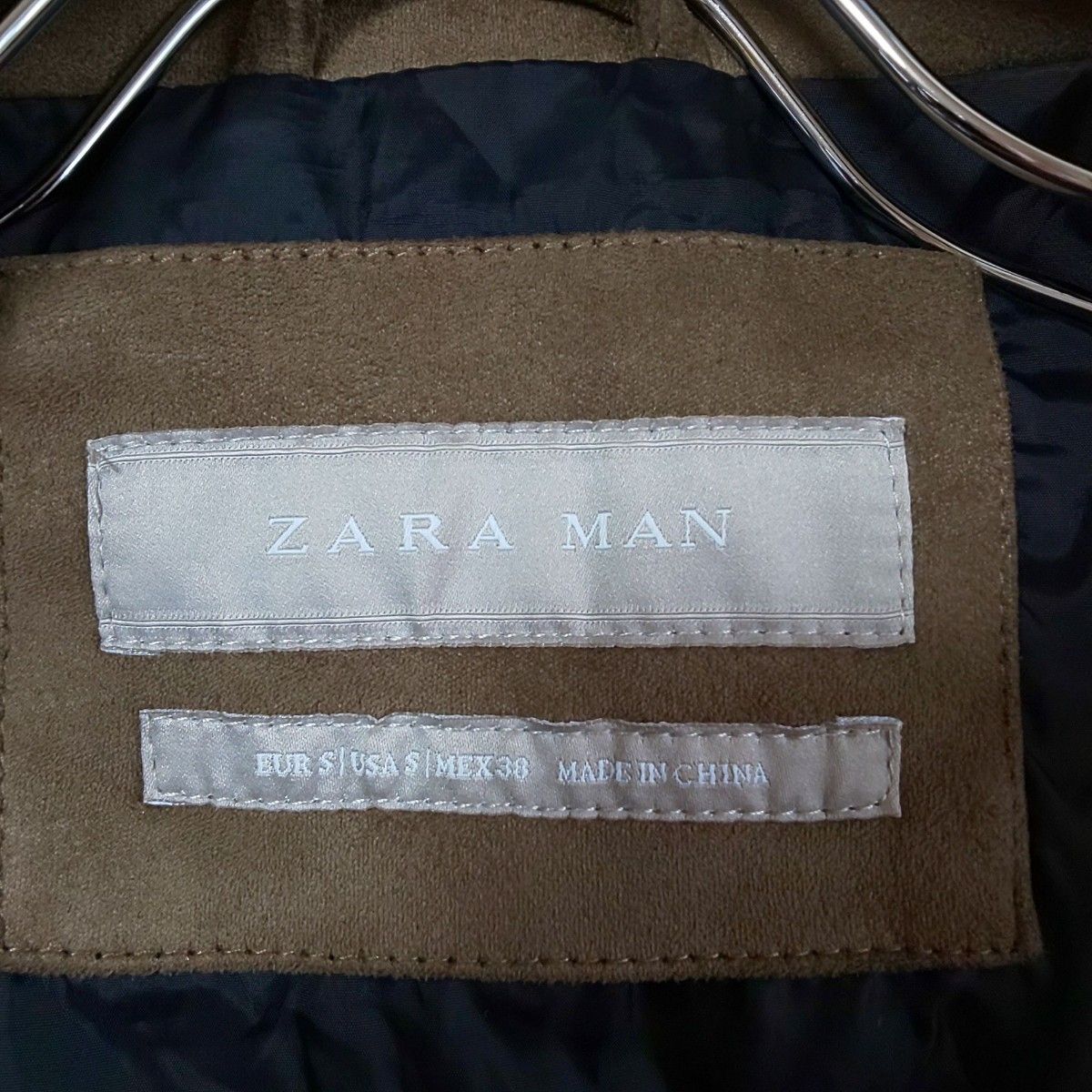 ZARA  MAN  ザラマン フェイクスエード ライダースジャケット