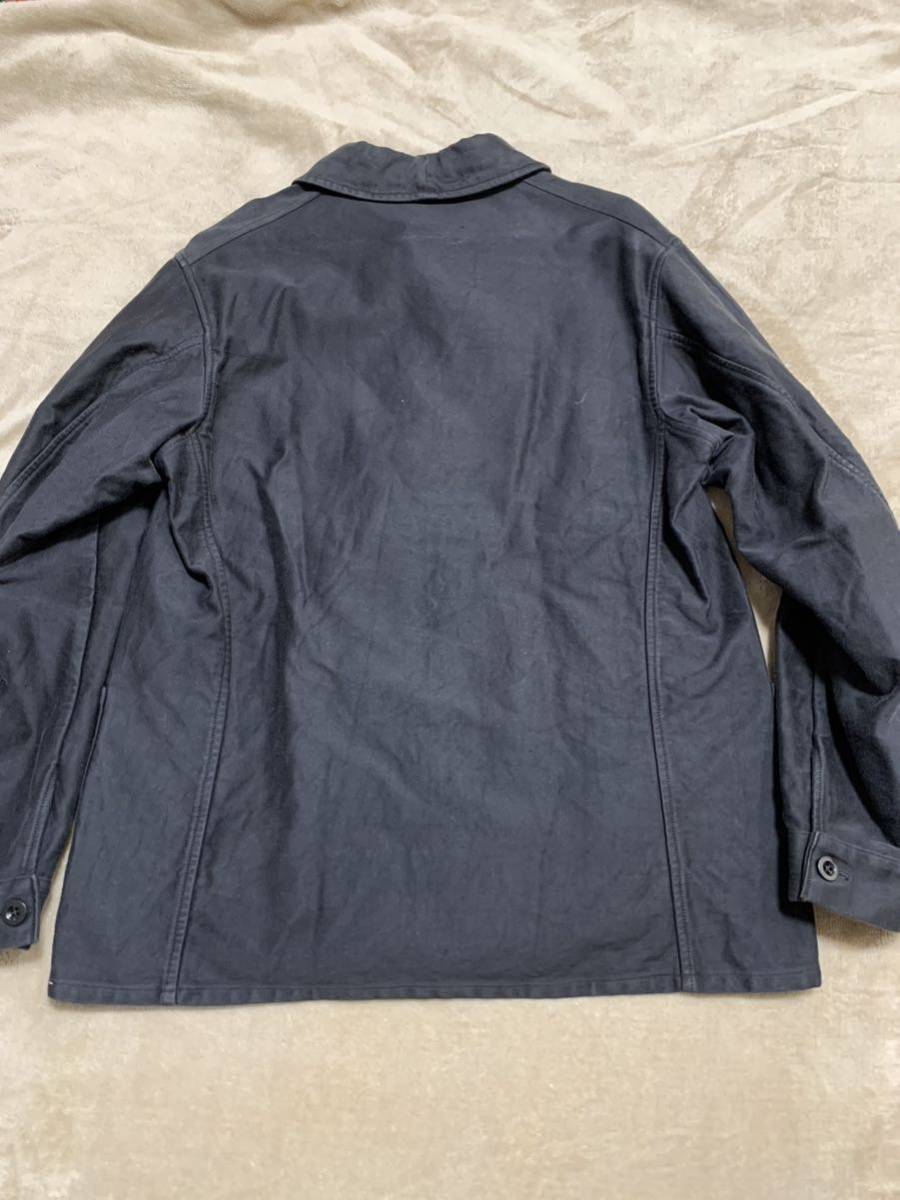 貴重】30s French vintage Black light moleskin work jacket 4 貴重】30s French vintage Black light moleskin work jacket 4