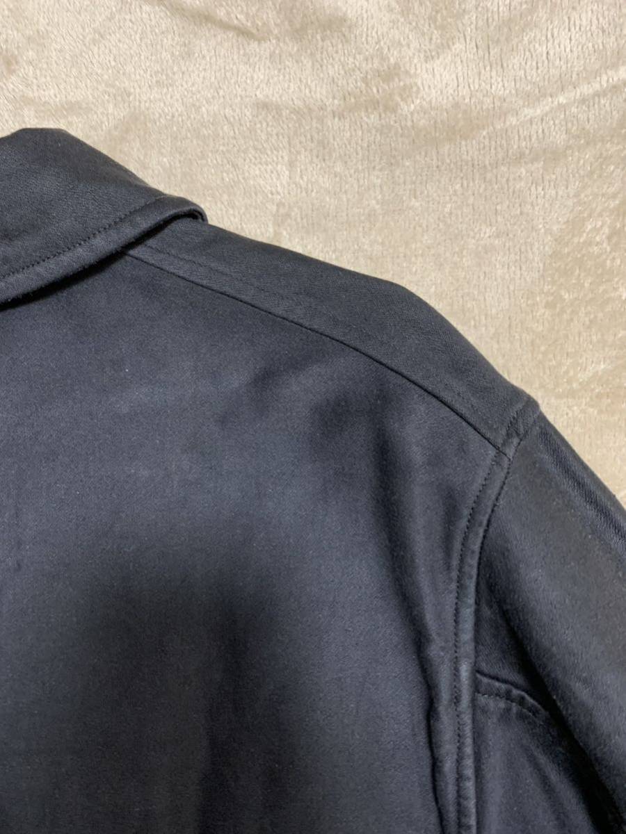 貴重】30s French vintage Black light moleskin work jacket 4 貴重】30s French vintage Black light moleskin work jacket 4