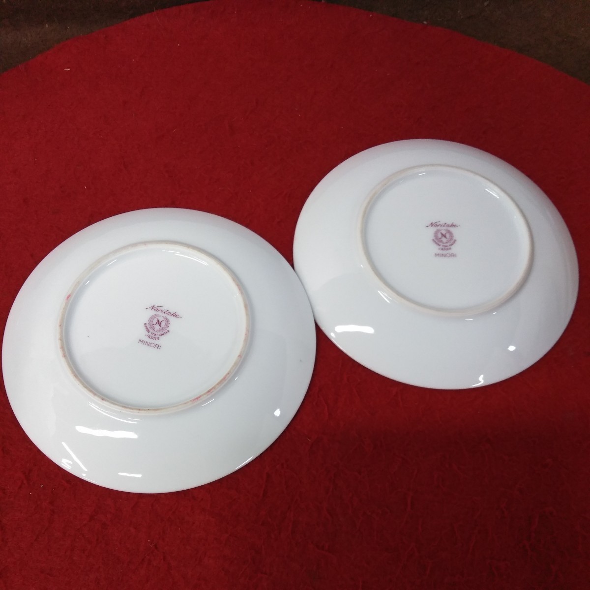 g_t N822 ノリタケ　Noritake　オールドノリタケ　日本陶器会社　みのり　ケーキ皿　2客　まとめ売り♪　洋食器_画像4