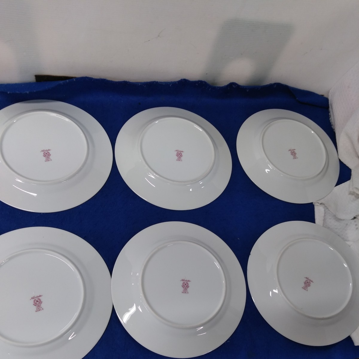 g_t P990 中古 オールドノリタケ Noritake 2600 NOBLE スープ皿 4枚 プレート 6枚 まとめ売り♪ 洋食器の画像5