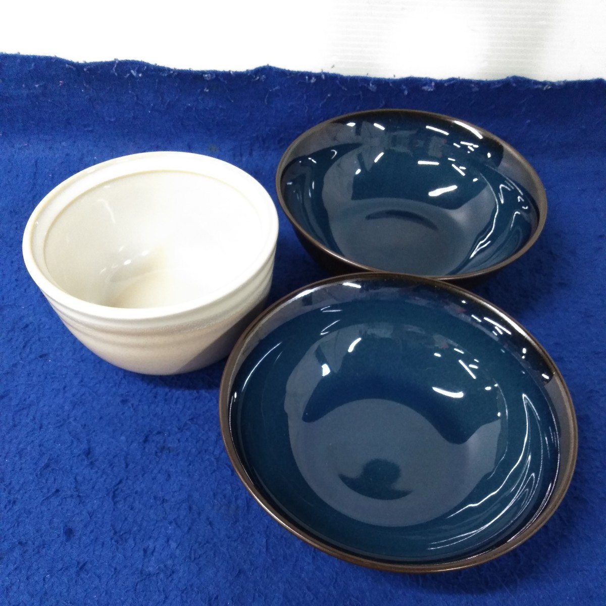 g_t Q190 ノリタケ Noritake ストーンウェア 8657 TAWNY & OCEANIC 8509 ボウル皿 まとめ売り♪ 洋食器 の画像2