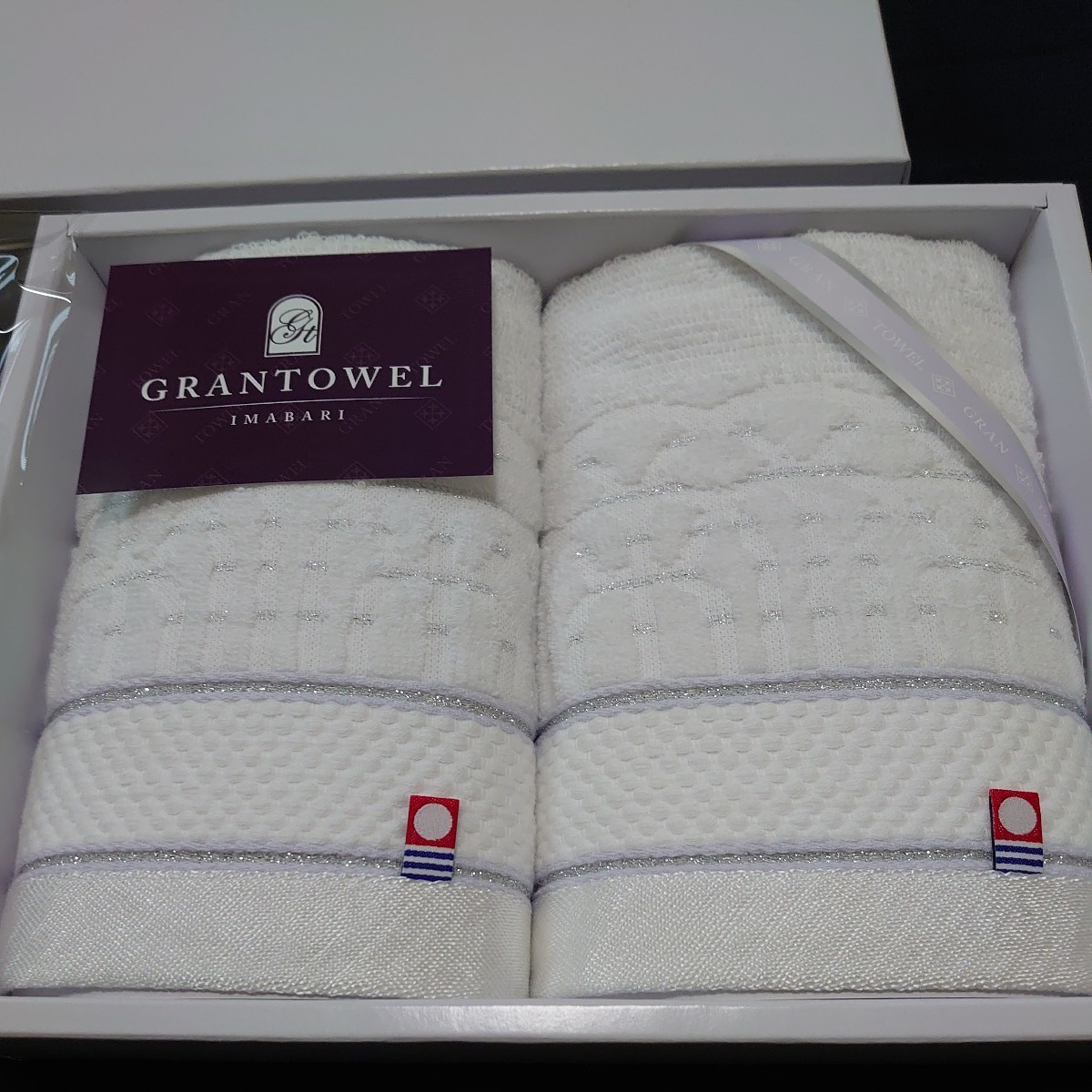 今治タオル GRANTOWELハンドタオル2枚セット_画像3