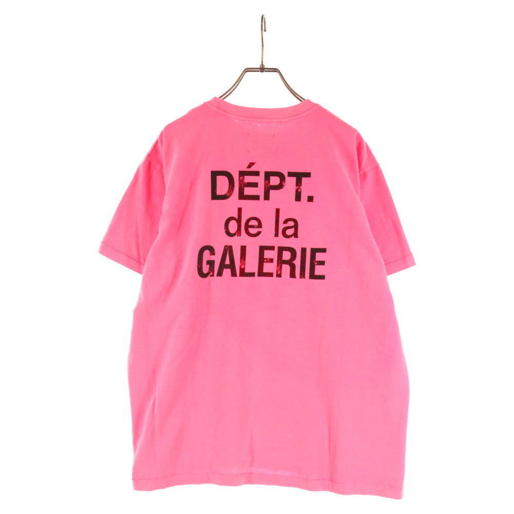 GALLERY DEPT. ギャラリーデプト LOGO PRINT S/S TEE ロゴプリント 半袖Tシャツ カットソー ピンク