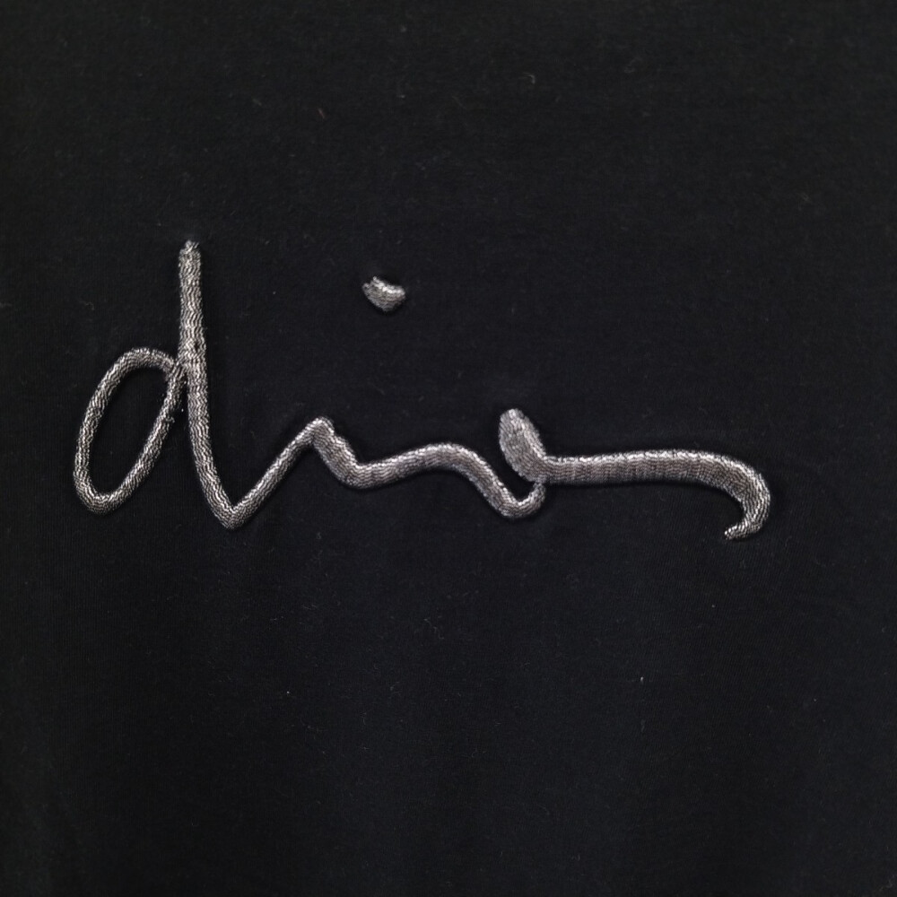 DIOR ディオール 17AW 立体ロゴ刺繍 クルーネック半袖Tシャツ ブラック 733J603W3610_画像5