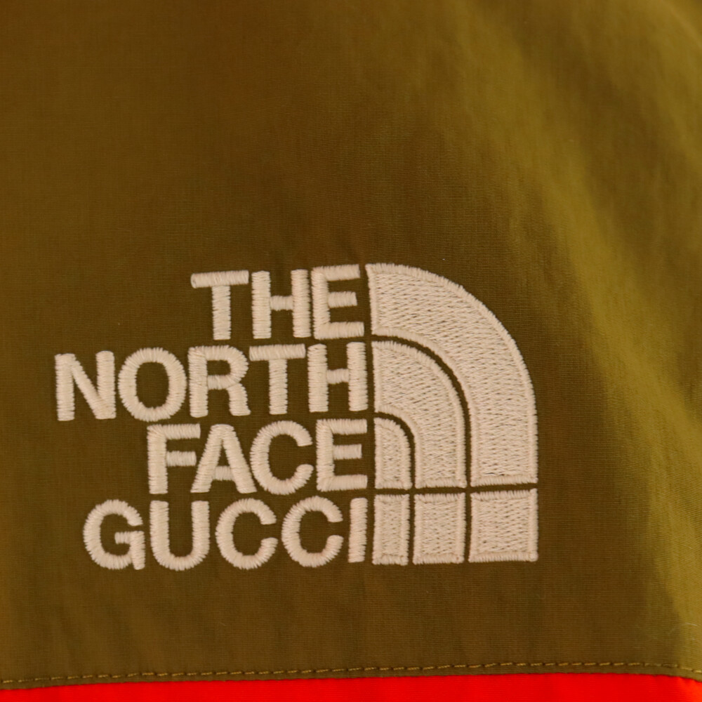 GUCCI グッチ 21AW×THE NORTHFACE MOUNTAIN GUIDE DOWN JACKET ノースフェイス マウンテンガイド ダウンジャケット オレンジ 663758_画像3