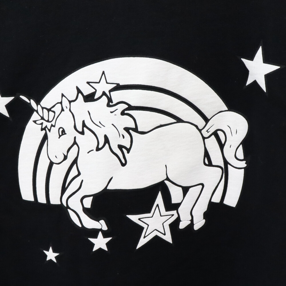 VETEMENTS ヴェトモン 21SS Magic Unicorn Tee マジックユニコーン 半袖Tシャツ ブラック UE51TR390B_画像4