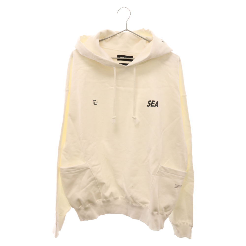 WIND AND SEA ウィンダンシー×RAMIDUS Logo Pullover Parka ラミダス ロゴプルオーバーパーカー ホワイト_画像1