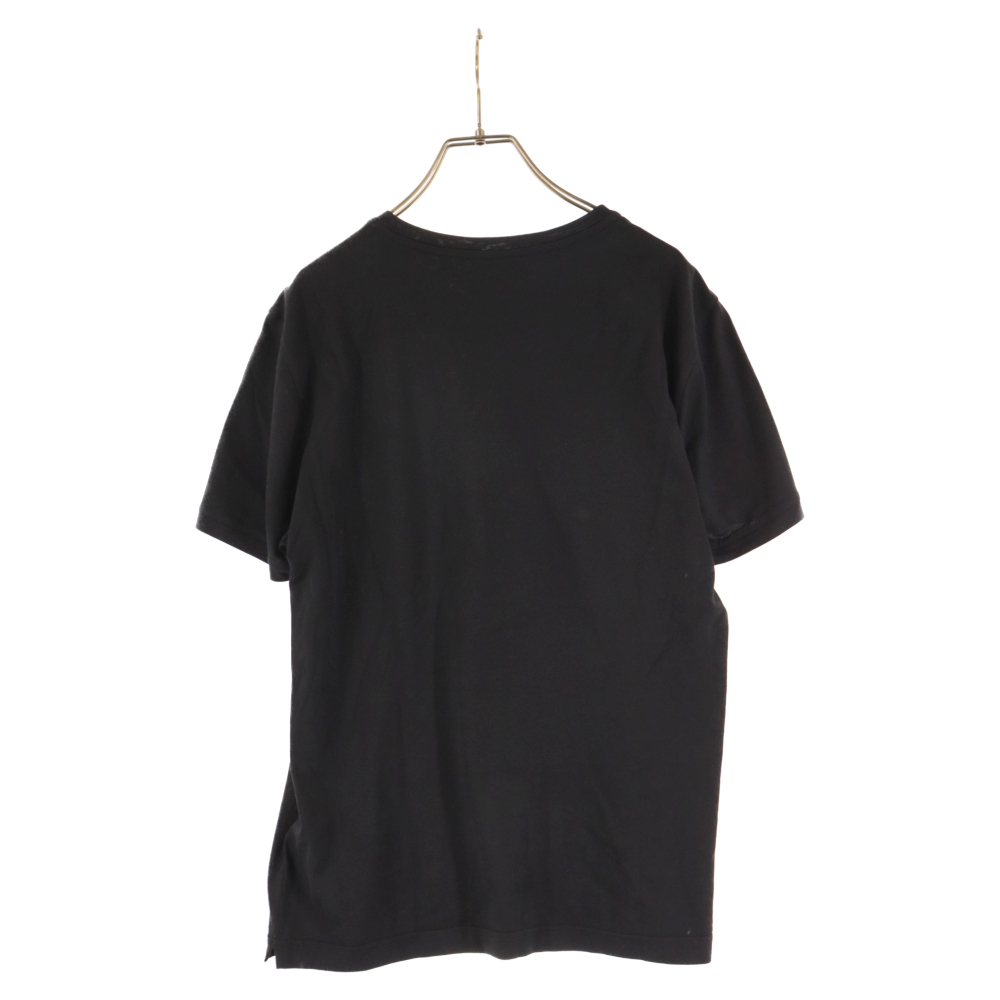 FENDI フェンディ Studded Logo Tee FY0894 チェストスタッズロゴデザインクルーネック半袖Tシャツ ブラック_画像2