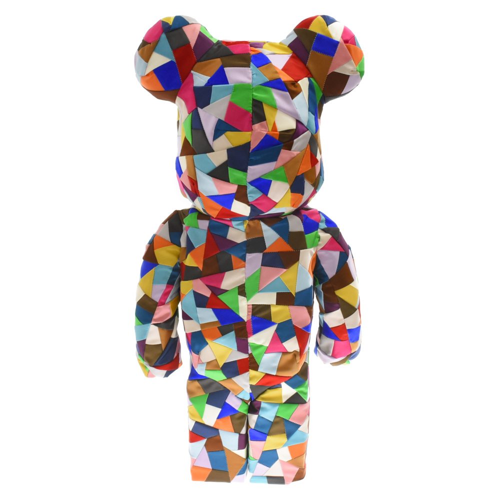 メディコムトイ BE@RBRICK 1000% アンリアレイジ 20周年 パッチワーク ベアブリック マルチカラー_画像2