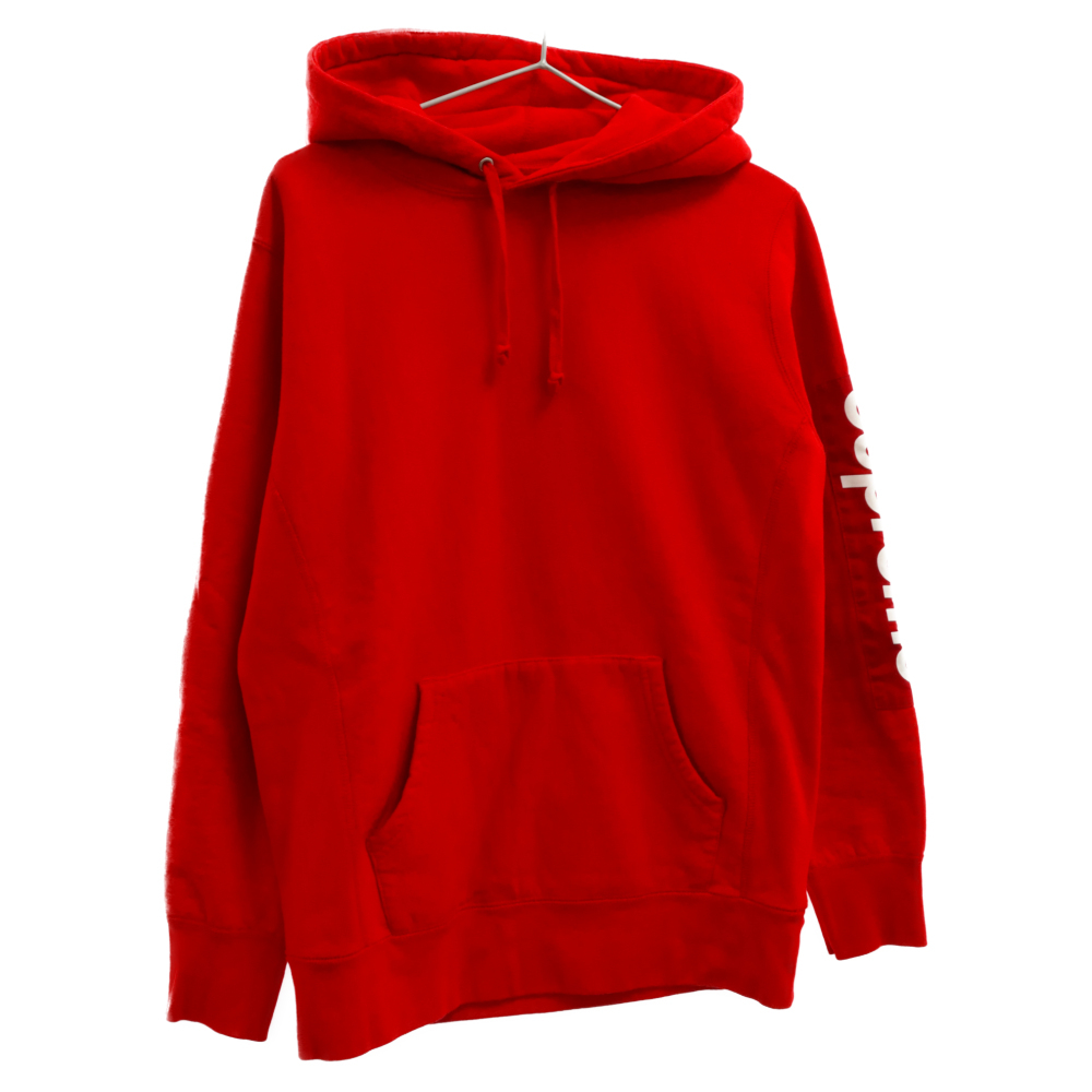 高品質 SUPREME シュプリーム 17SS Sleeve Patch Hooded Sweatshirt