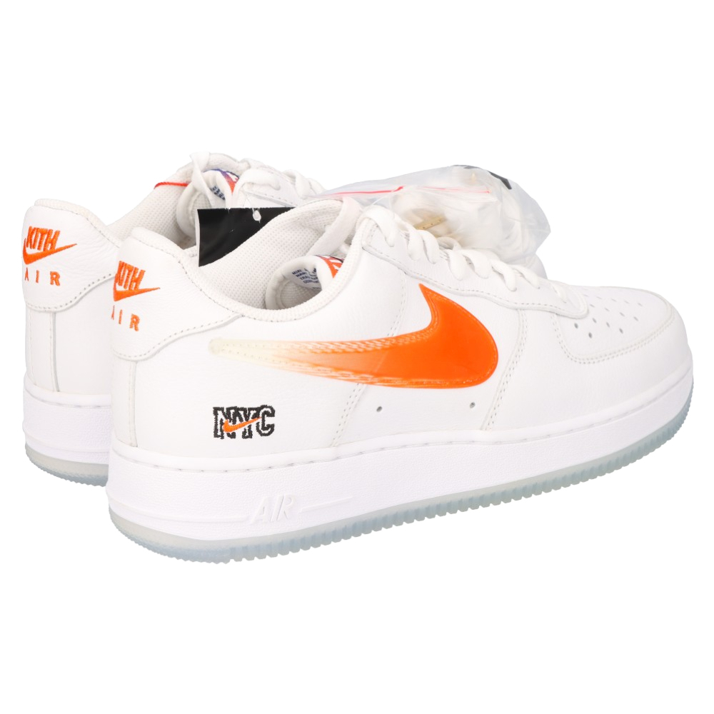 NIKE ナイキ×KITH AIR FORCE 1 LOW キス エアフォース1ロー ローカットスニーカー ホワイト US8 CZ7928-100_画像4