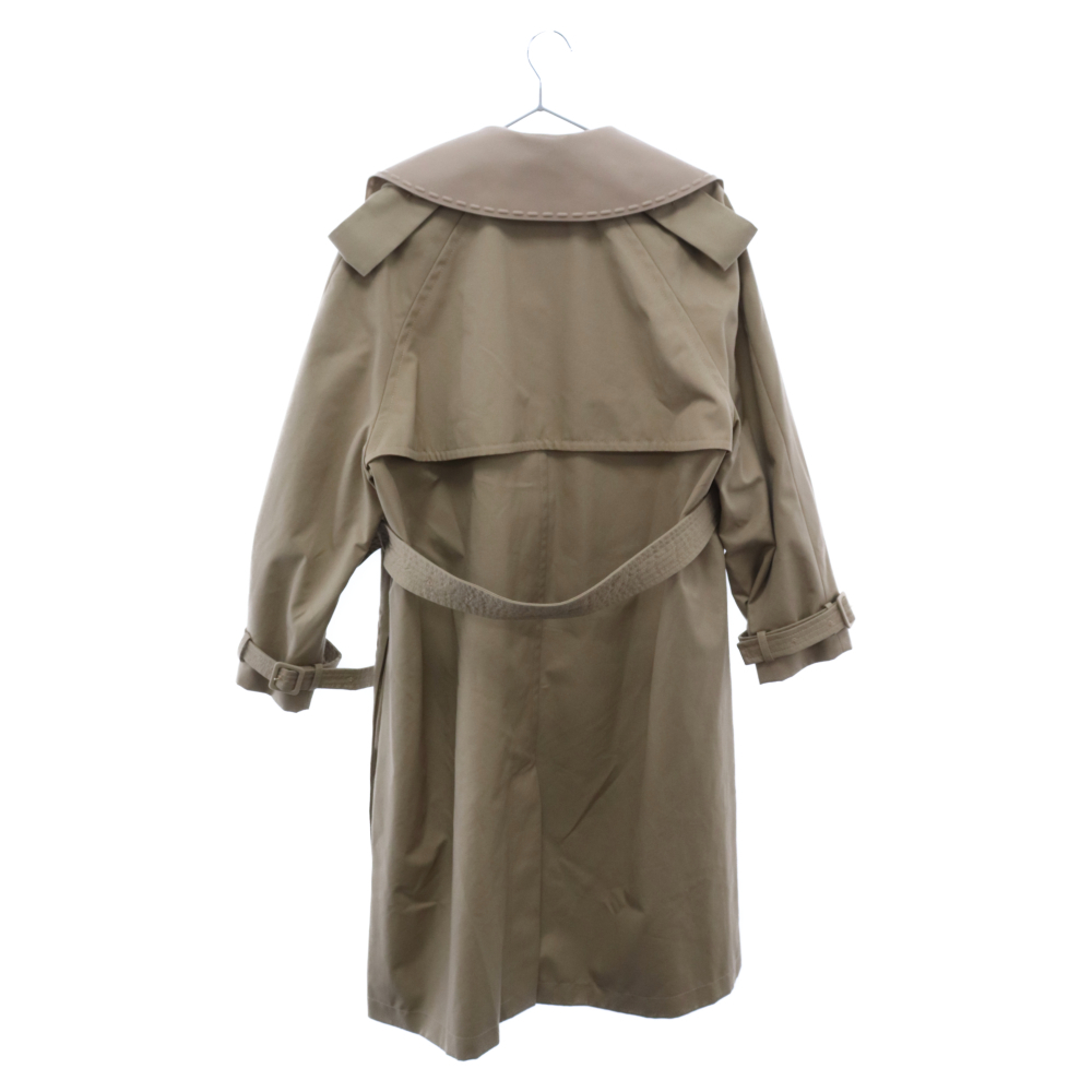 FENDI フェンディ 21AW Authentic Trench Coats FF8824 AFLN FFボタン セレリアトレンチコート ベージュ レディース_画像2