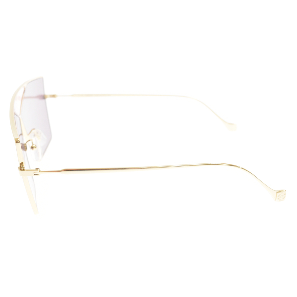 LOEWE ロエベ Puzzle Irregular-Frame Sunglasses LW40011U サングラス アイウェア ゴールド_画像3