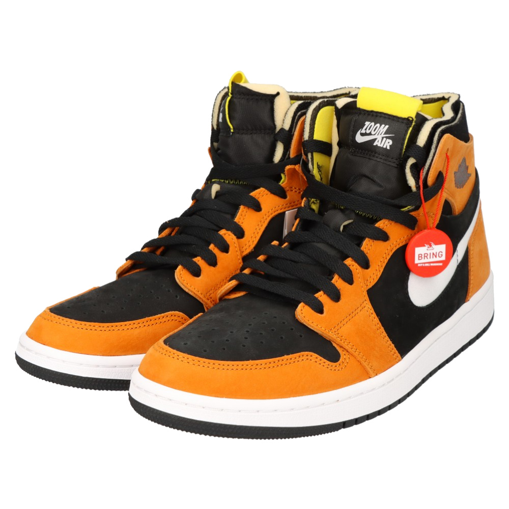 NIKE ナイキ AIR JORDAN 1 ZOOM AIR CMFT CT0978-002 エアジョーダン1 ズーム エアー コンフォートスニーカー オレンジ US9.5/27.5cm_画像3