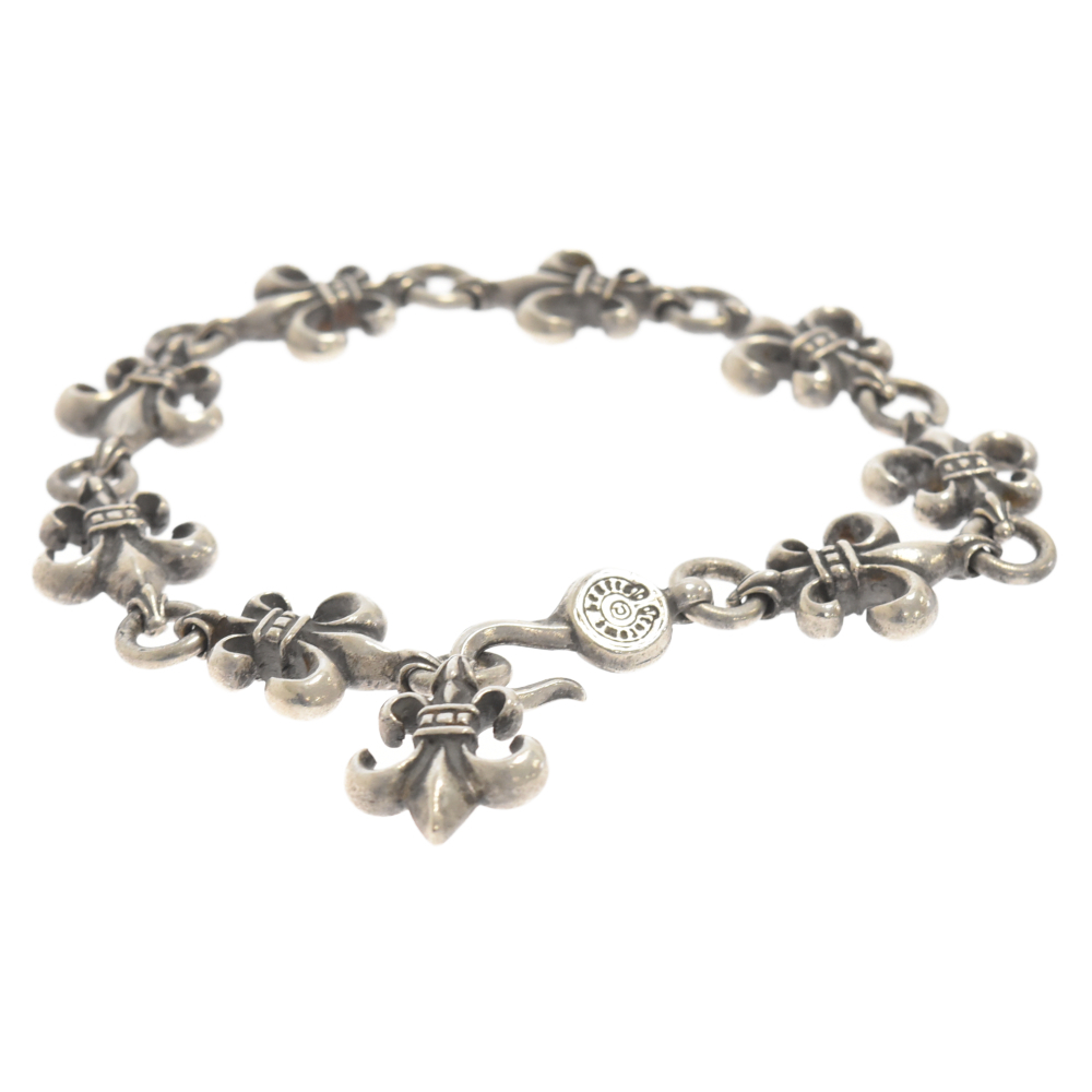 CHROME HEARTS クロムハーツ CO BS FLER カットアウトBSフレアリンクブレスレット シルバー