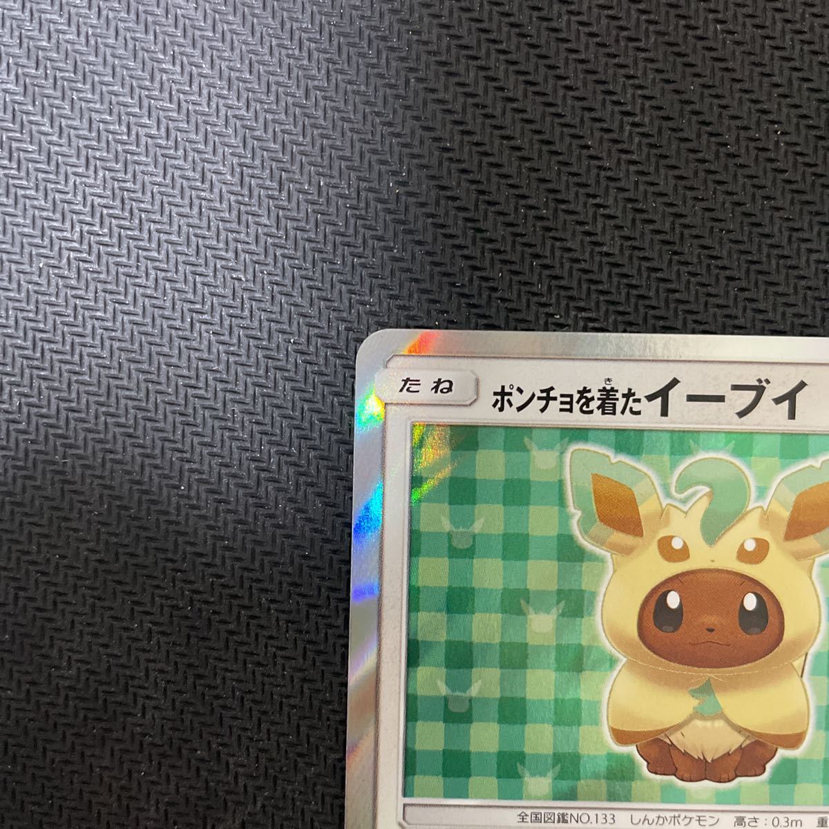 正規品 美品 ポケモンカード ポンチョを着たイーブイ リーフィア プロモ_画像2