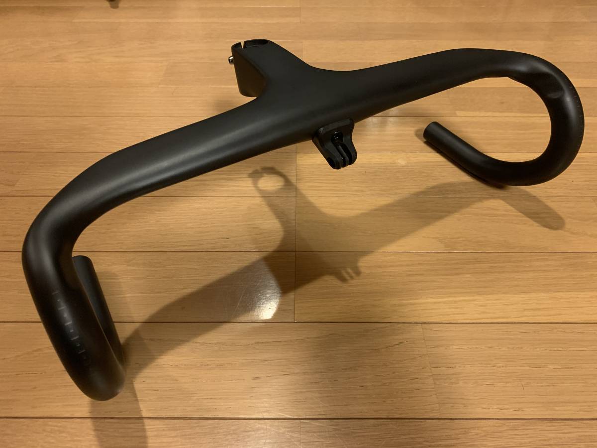 【美品】TREK ボントレガー Bontrager Aeolus RSL VR-C ハンドルバー/ステム 400mm/100mm リコール対応版