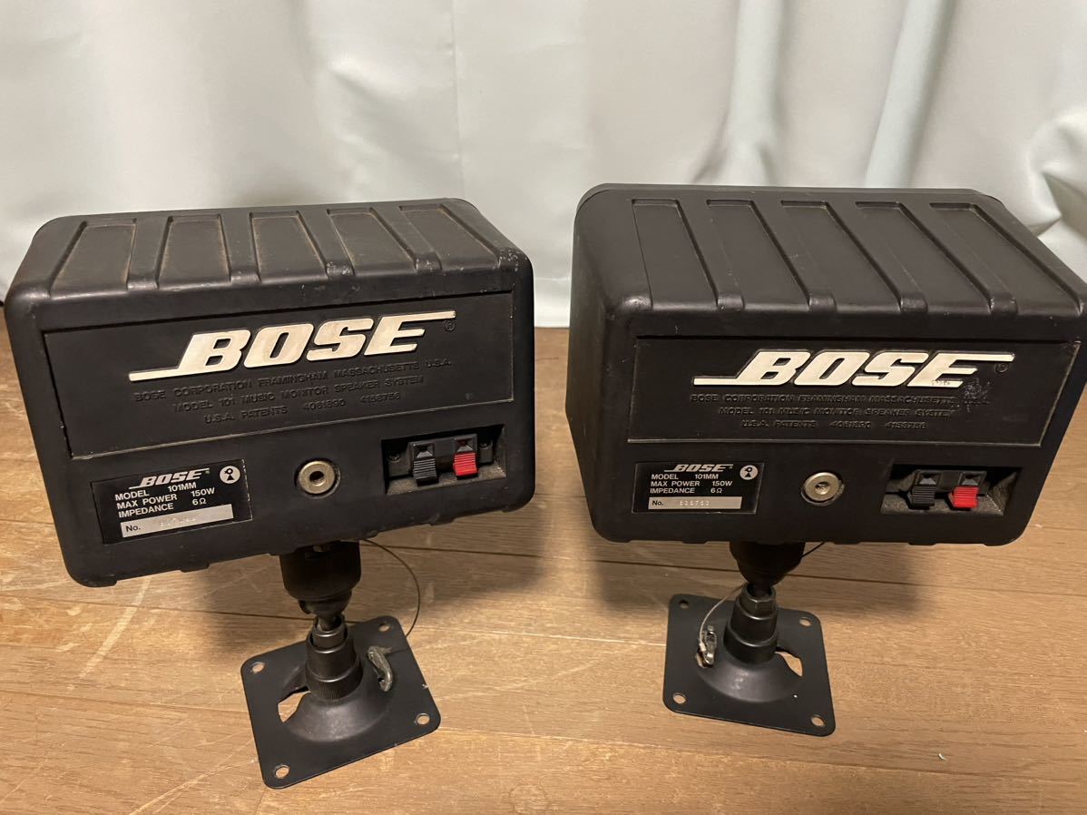 展示品★美品★BOSE★ボーズ★101MM★スピーカー ペア★音出し確認済み★オーディオ機器★ペア★完動品★動作確認済み★音響機器スタンド付_画像4