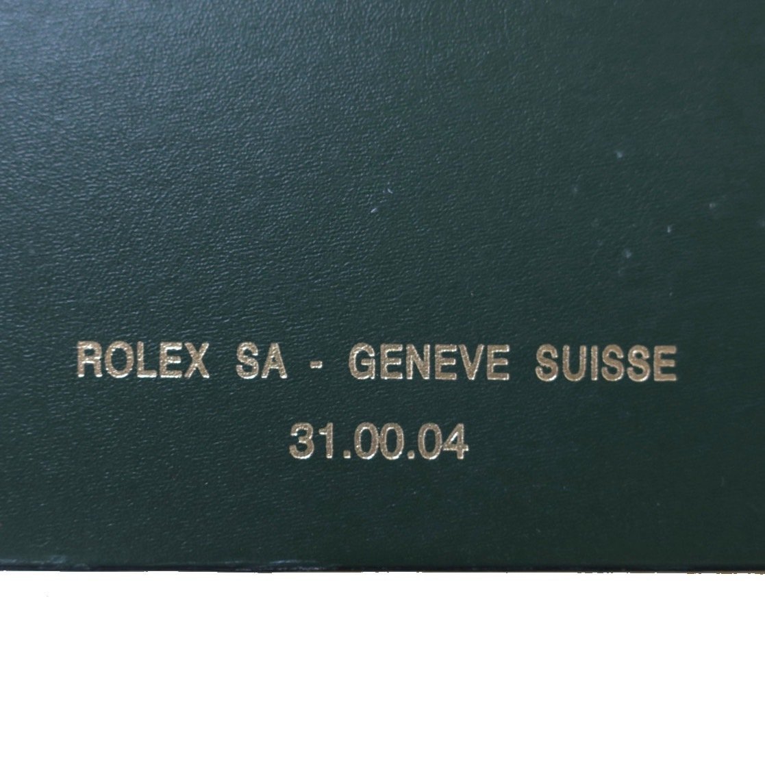 1円スタート ROLEX ロレックス 時計用 空箱 内箱 保存箱 外箱 GENEVE SUISSE 31.00.04 純正 グリーン 緑 アイボリー メンズ レディース_画像10