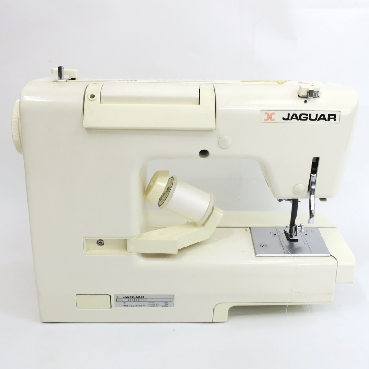 1円スタート JAGUAR ジャガー Q/REVUE 702 家庭用ミシン 手芸 電子ミシン ハンドメイド ハンドクラフト 動作未確認_画像2