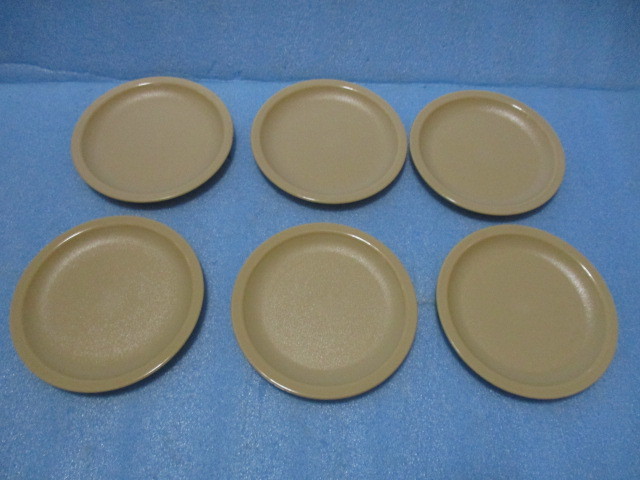 沖縄　米軍放出品　USA　NSF　小型お皿　６枚　プラスチック製_画像1