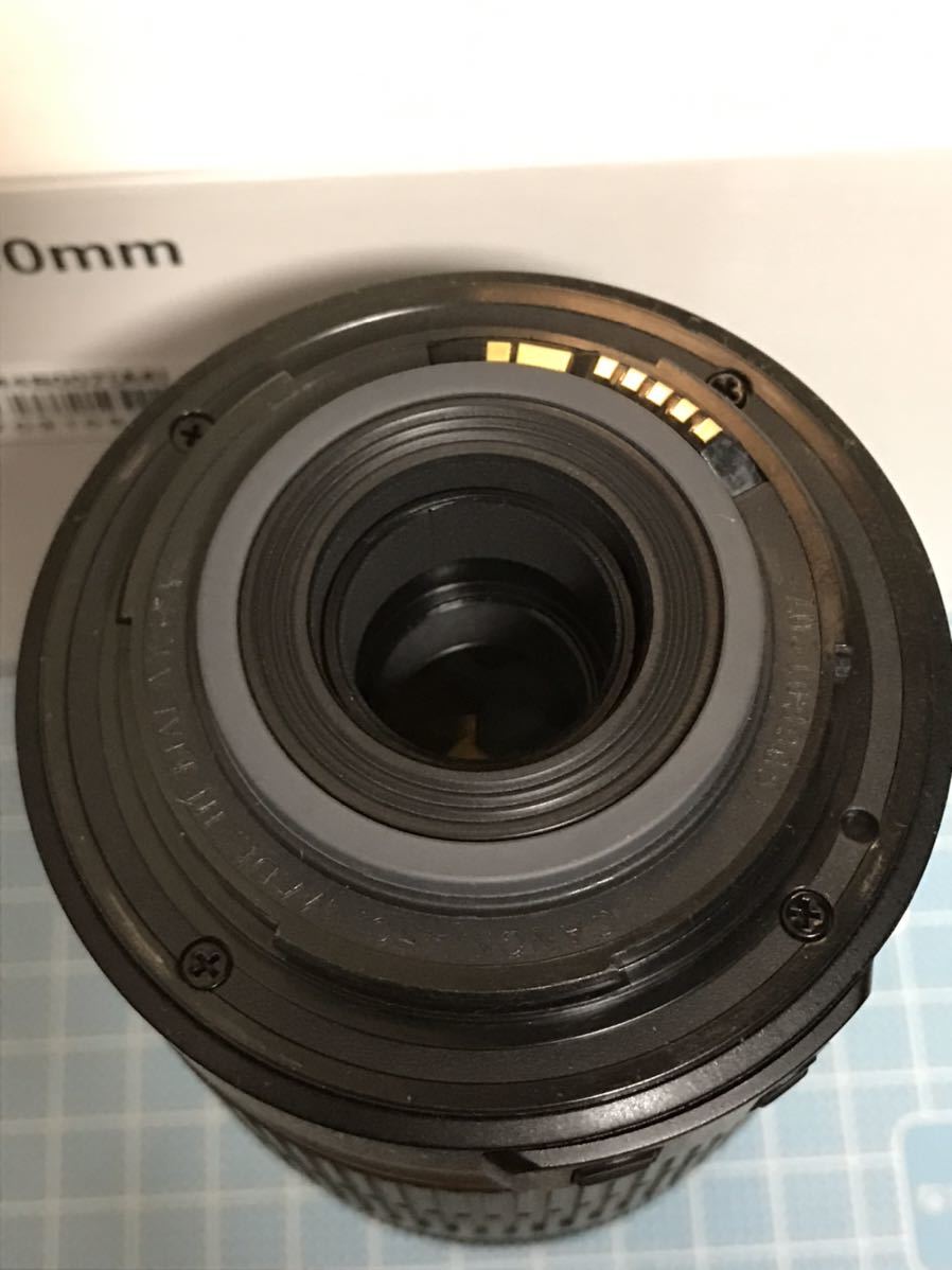 【ク】Canon レンズ EFS 55-250mm IMAGE STABILIZER MACRO 1.1m/3.6ft 1:4-5.6 キヤノン_画像6