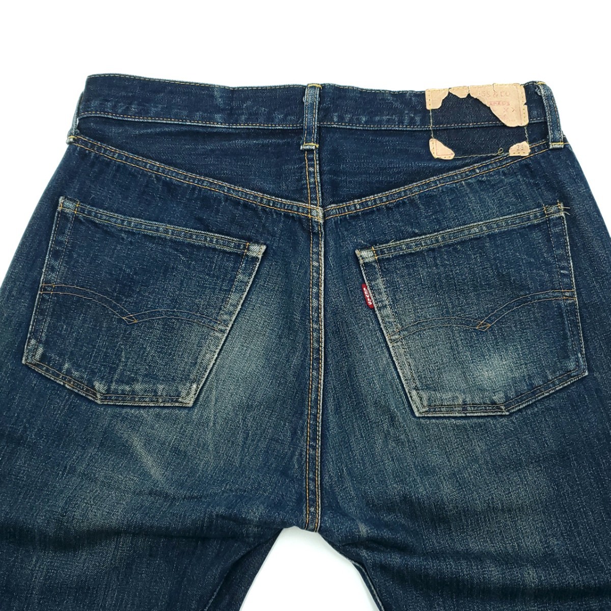 大きめサイズ W33★Levi's 66501★日本製ビンテージ復刻ジーンズ501XXビッグEリーバイス赤耳BIGEメンズデニムパンツLVCレプリカ SZP123