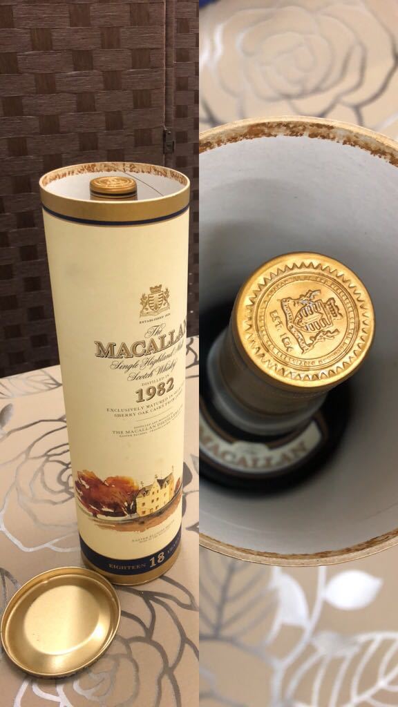MACALLAN マッカラン 1982 18YEARS OLD 箱付 ボトル 古酒750ml 43% ウイスキー _画像6
