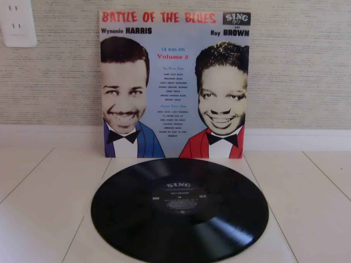 『LP』(UK盤） Roy Browa & Wynonie Harris Battle Of The Blues Vo.2 レコードナンバー 627 SING_画像3