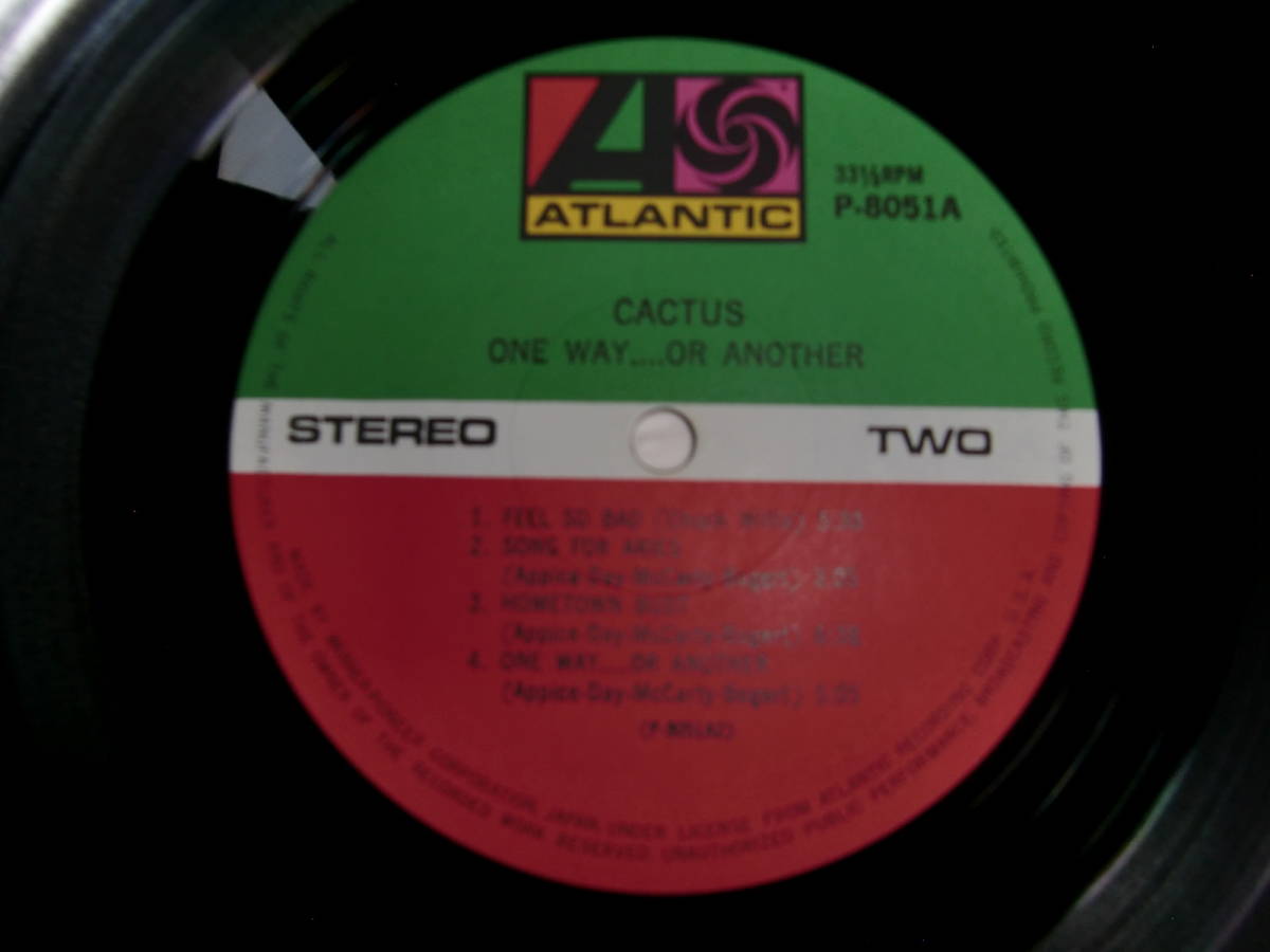 【国内初版LP】The Cactus　カクタス One Way...Or Another セカンドアルバム （レプリカ帯付き） P-8051A 【余分におまけレプリカ帯】_画像7