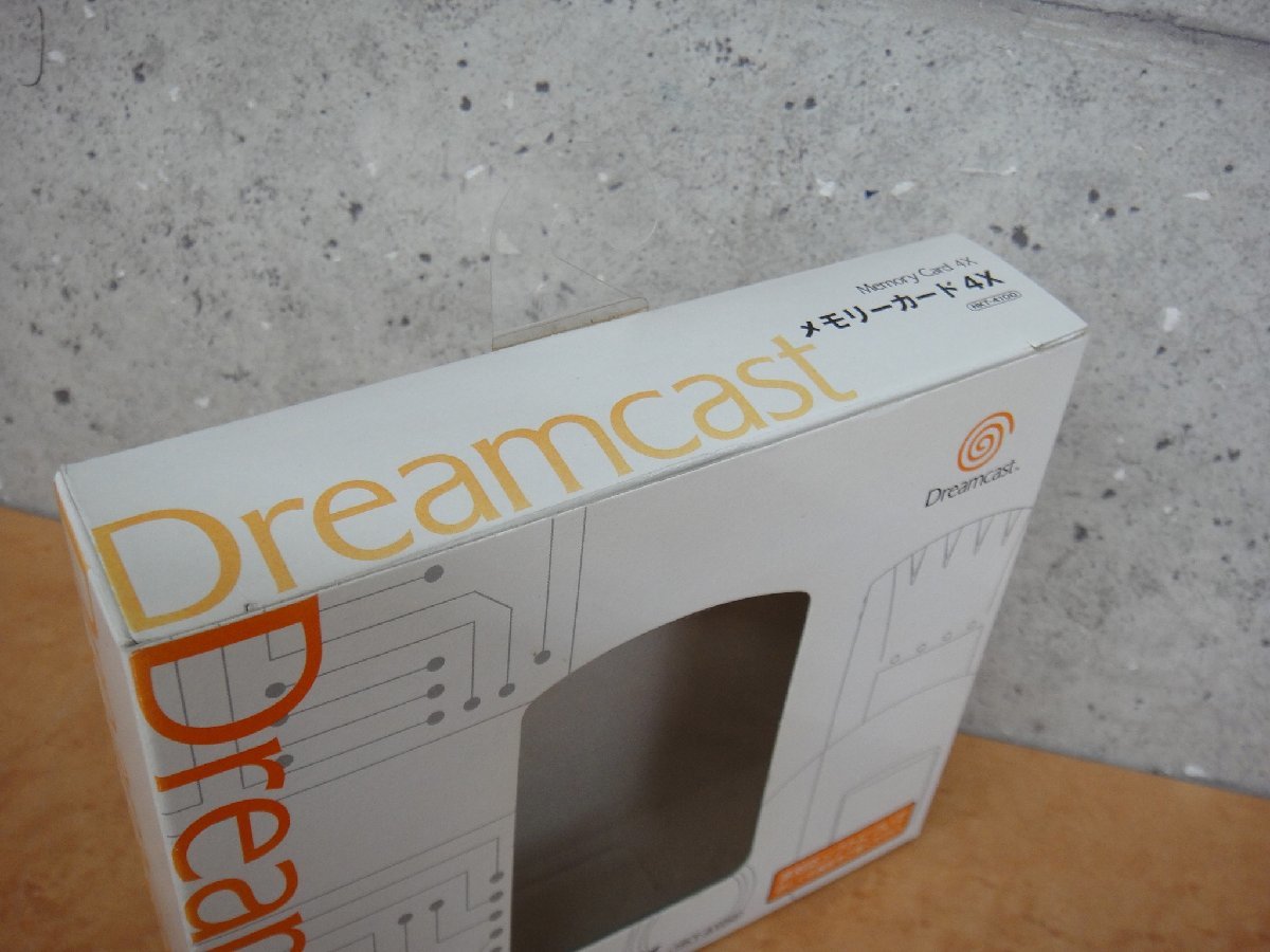 GA281 DC Sega Dreamcast memory card 4X HKT-4100 outer box only empty box doli Cath click post shipping 