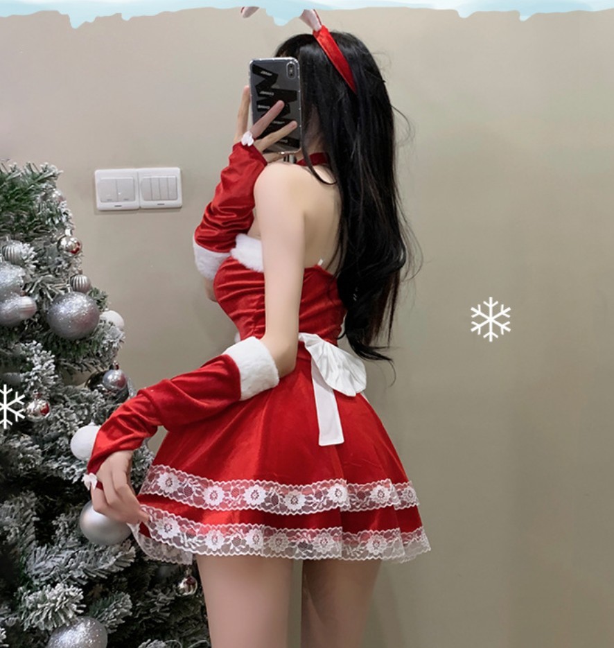 Xmas コスプレ衣装　サンタクロース　サンタコスプレ　バニーガール　新品　セクシーコスプレ　クリスマス衣装