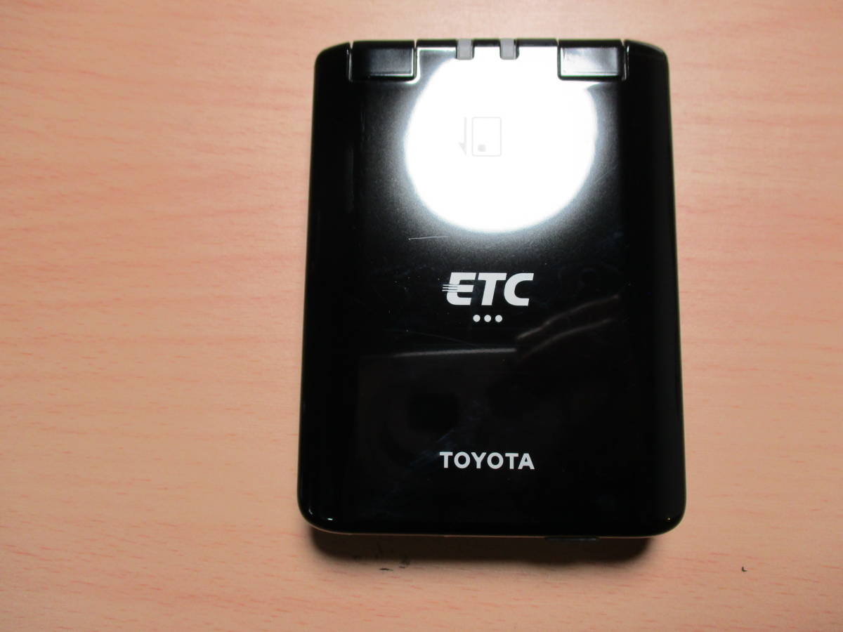 ▽F343 ETC ETC車載器 トヨタ TOYOTA純正 新セキュリティ対応品 説明書付き CY-ETD6J4JT 08686-00380 動作確認済【全国一律送料370円～】_画像2