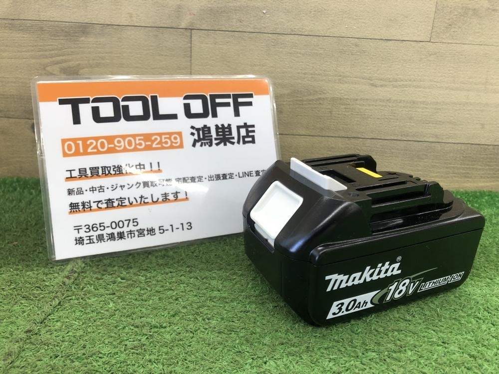 016■おすすめ商品■マキタ makita 充電バッテリ BL1830 0回　使用痕跡あり