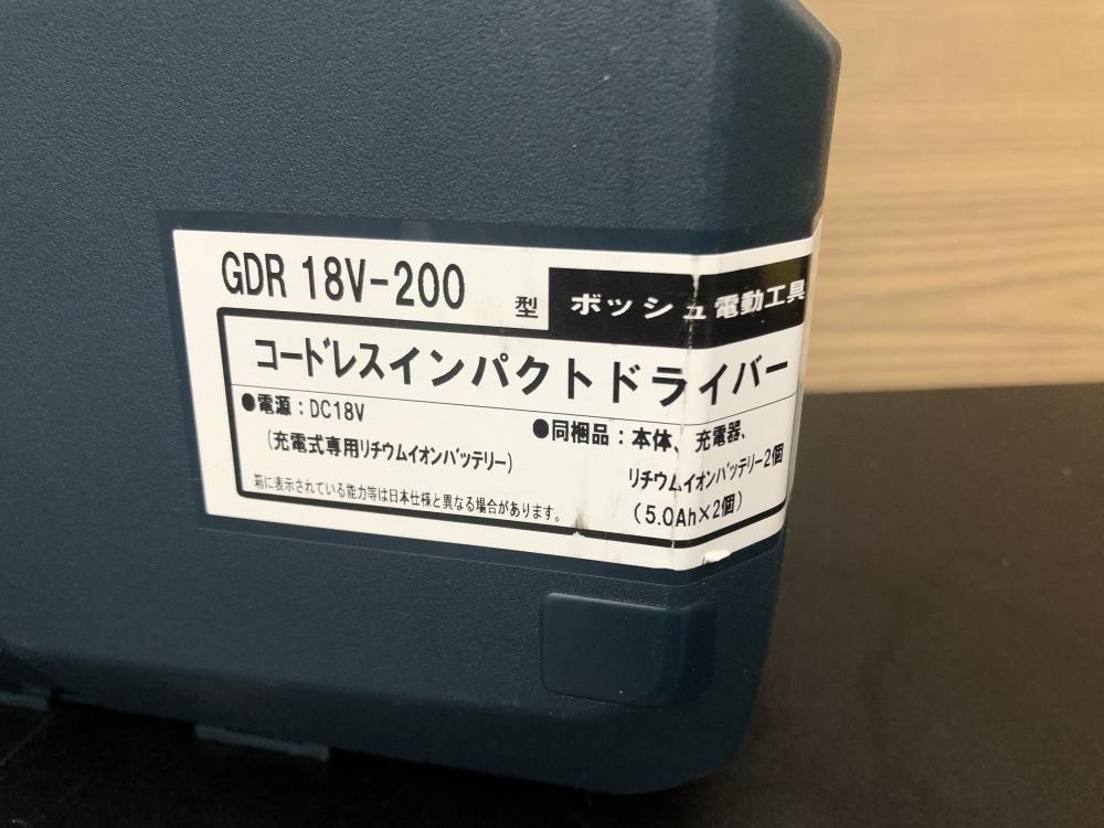 016■未使用品■BOSCH ボッシュ コードレスインパクトドライバー GDR18V-200_画像8