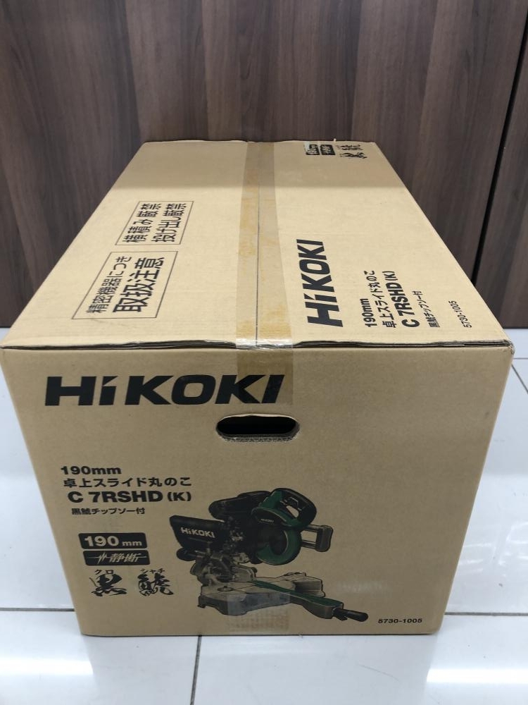 016■未使用品■HiKOKI ハイコーキ 190mm卓上スライド丸のこ C7RSHD(K)_画像3