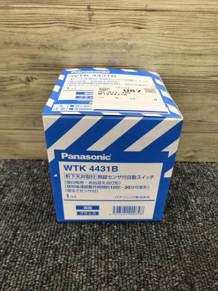 013♪未使用品♪Panasonic パナソニック 熱線センサ付自動スイッチ・親機 WTK4431B_画像2