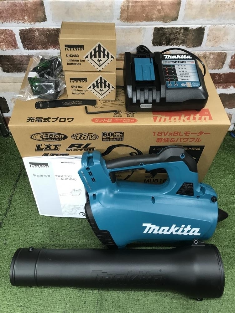 004★未使用品★マキタ 18V充電式ブロワ MUB184DRGX