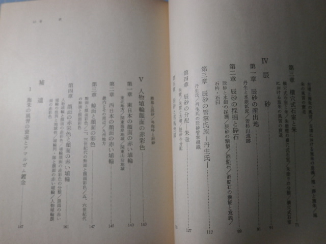 Ω　日本考古学＊色の本『増補　朱の考古学』市毛勲＊古代の朱色（赤色）の研究＊「古代の朱」「辰砂」「埴輪顔面の赤色彩色」他＊雄山閣刊_画像7