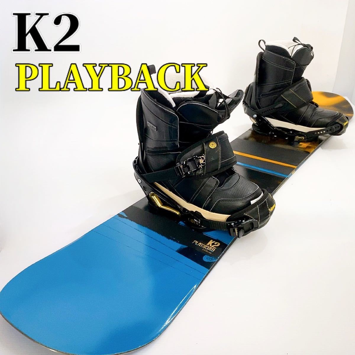 K2 PLAYBACK 155cm SALOMON CODE FACTION スノーボード 3点セット