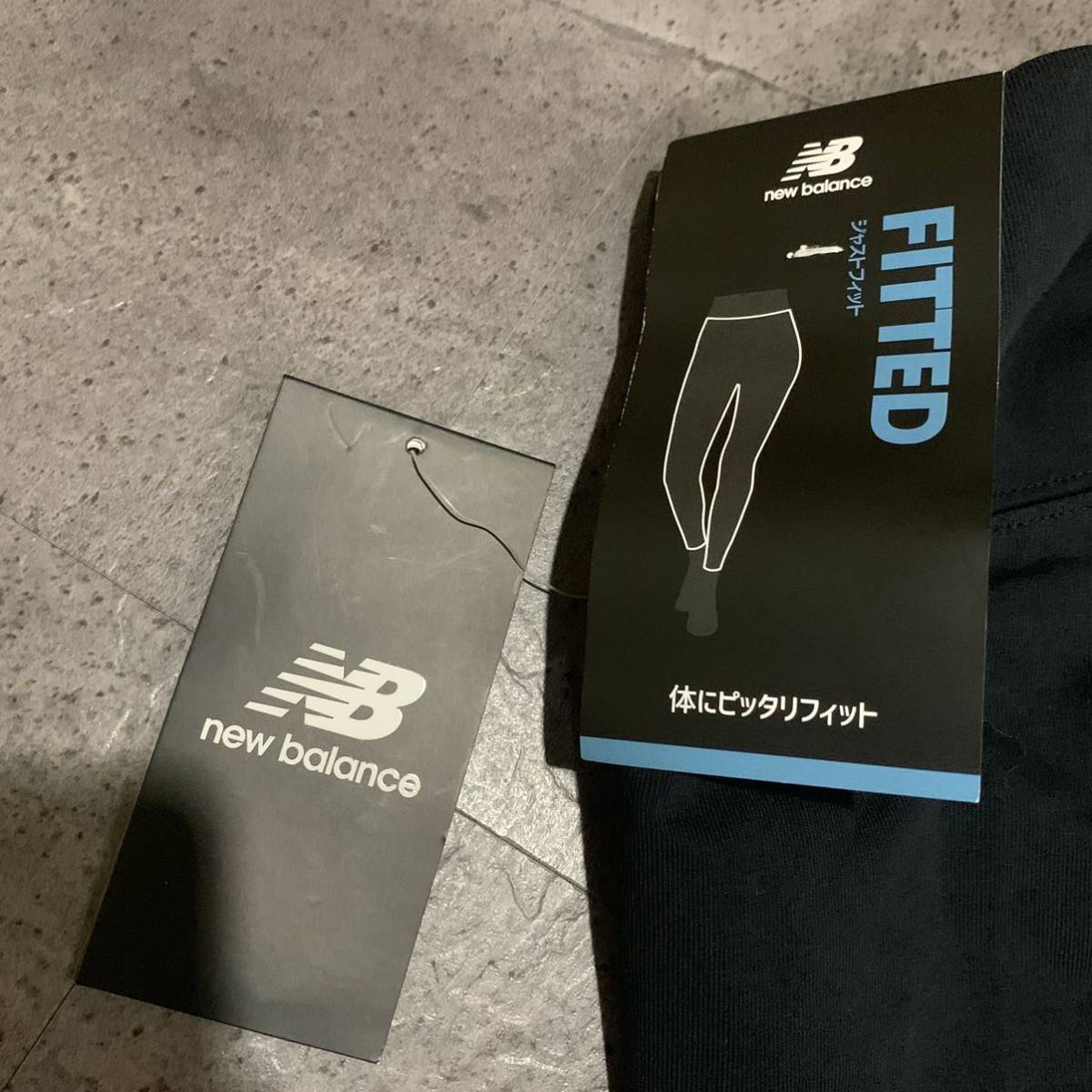 K ▼ 未使用品 / 履き心地抜群!! 'ロゴプリント' New Balance ニューバランス ATHLETICS レギンス size:Mトレーニング ランニング ボトムス_画像6