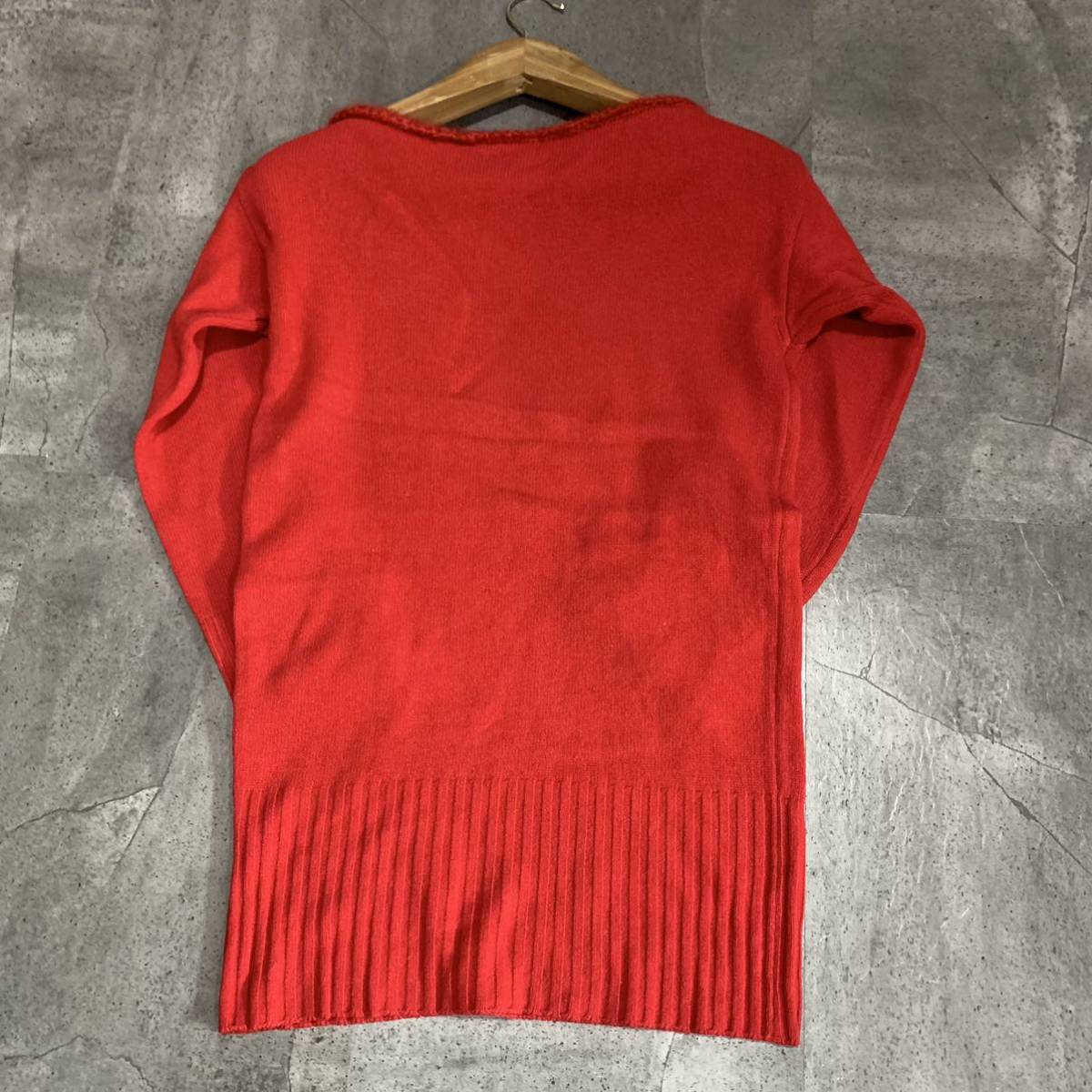 M V refined design!! \' Italy made \' UNITED COLORS OF BENETTON Benetton PURE WOOL long sleeve knitted tunic size:S tops 