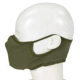 WOSPORT 保護フェイスマスク shootingmask シリコンパット入り MA-147 [ Mサイズ / オリーブドラブ ]_画像2