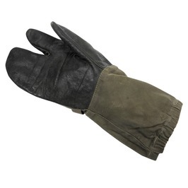 ドイツ軍放出品 防寒ミトン 手袋 3本指 OD [ 小 ] 軍払下げ品 軍払い下げ品 ハンティンググローブ タクティカルグローブ_画像2