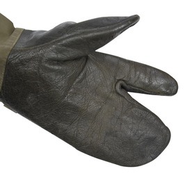 ドイツ軍放出品 防寒ミトン 手袋 3本指 OD [ 小 ] 軍払下げ品 軍払い下げ品 ハンティンググローブ タクティカルグローブ_画像5